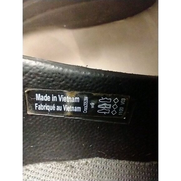 Crocs Womens 9 Slip Resistant Shoes Neria Pro II Black Clogs Nurse Work - Picture 8 of 13